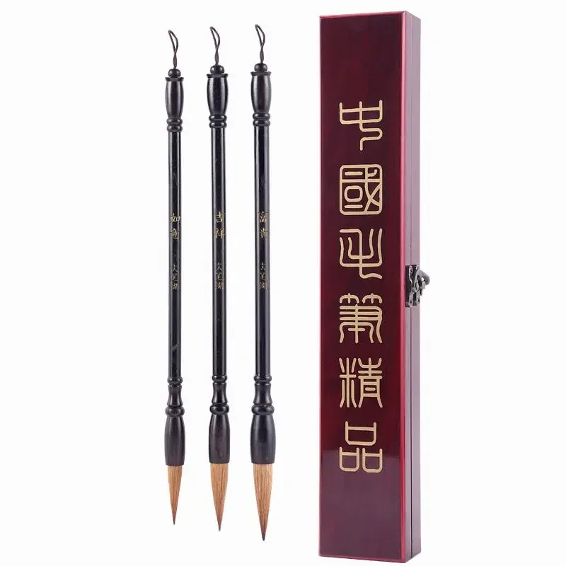 High Grade Weasel Hair Brush Pen Exquisite Handmade Wolf Hair Brush Professional Regular Script Calligraphy Brush Pen Caligrafia
High Grade Weasel Hair Brush Pen Exquisite Handmade Wolf Hair Brush Professional Regular Script Calligraphy Brush Pen Caligrafia