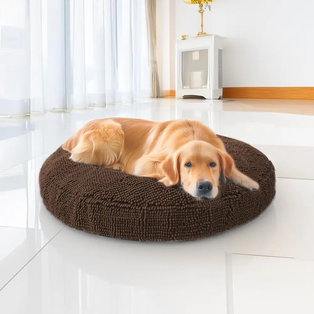 Cloud K-9 Bed or Dogs & Cats, Sot & Relaxing Donut Dog Bed, Chenille Material, Removable Cover, Washable & Dryer Sae–Brown Large
Cloud K-9 Bed or Dogs & Cats, Sot & Relaxing Donut Dog Bed, Chenille Material, Removable Cover, Washable & Dryer Sae–Brown Large