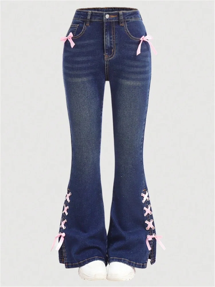 Wmstar Jeans Women High Waist Denim Bottom Boy Friend Flared Pants Bandage Korean Fashion Streetwear Wholesale Dropshipping
Wmstar Jeans Women High Waist Denim Bottom Boy Friend Flared Pants Bandage Korean Fashion Streetwear Wholesale Dropshipping