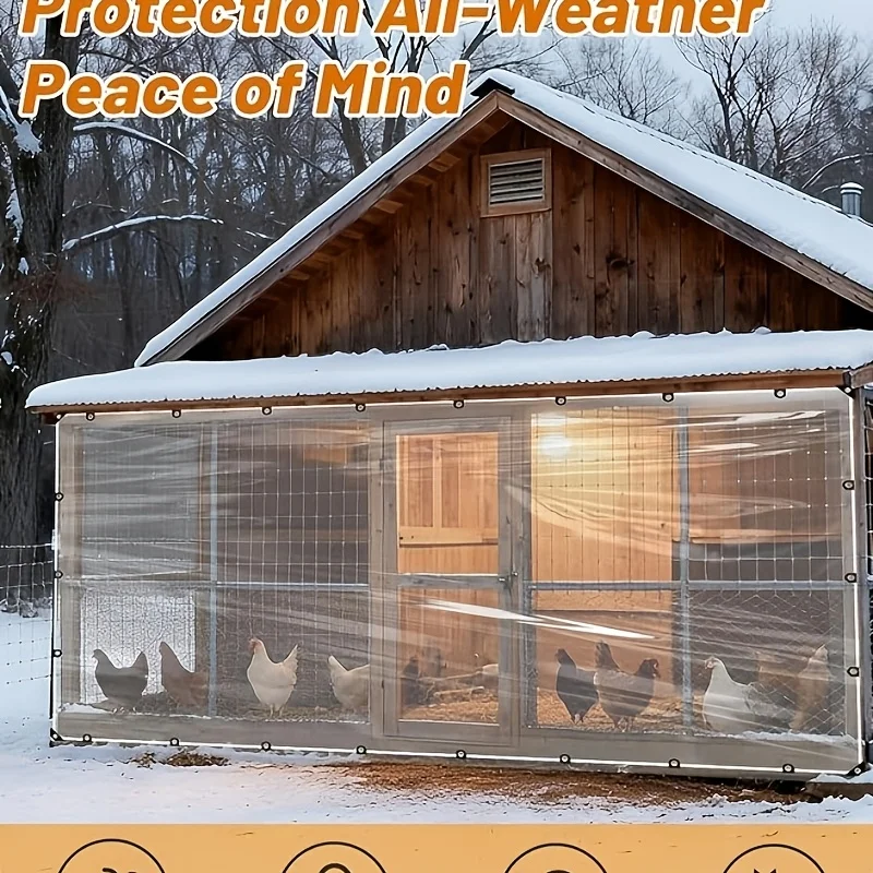 High Quality Clear Tent Flysheet Heavy Duty Anti Tear Windproof Snowproof Plastic Tarp Grommets Garden Patio Outdoor Farm Use
High Quality Clear Tent Flysheet Heavy Duty Anti Tear Windproof Snowproof Plastic Tarp Grommets Garden Patio Outdoor Farm Use