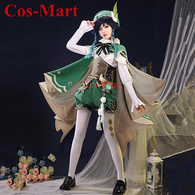 Cos-Mart Game Genshin Impact Venti Косплей Костюм God Of Wind Прекрасная боевая форма Хэллоуин Вечеринка Ролевая игра Одежда
Cos-Mart Game Genshin Impact Venti Косплей Костюм God Of Wind Прекрасная боевая форма Хэллоуин Вечеринка Ролевая игра Одежда