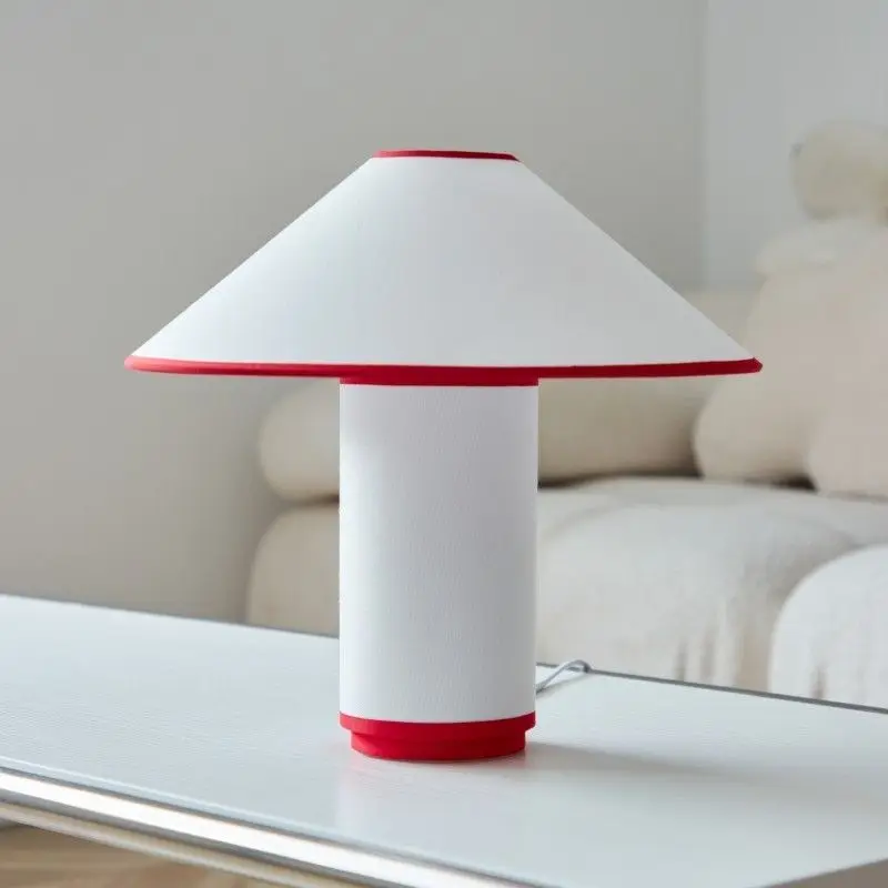 American retro solid wood desk lamp Nordic warm and romantic fabric mushroom lamp ins simple bedroom eye protection bedside lamp
American retro solid wood desk lamp Nordic warm and romantic fabric mushroom lamp ins simple bedroom eye protection bedside lamp