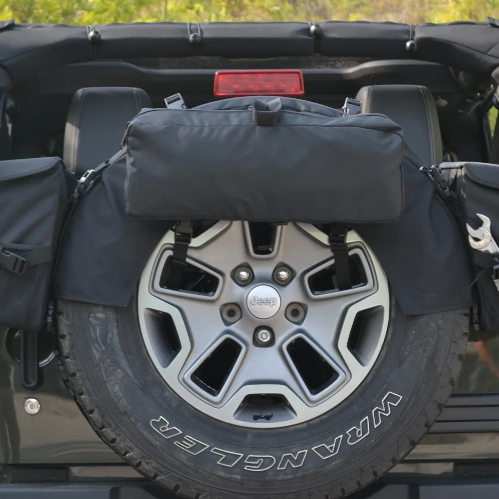 Lantsun J309 Oxford Spare Tire Storage Bag Multi-functional Organizer Bag for Jeep for Wrangler JK07-17
Lantsun J309 Oxford Spare Tire Storage Bag Multi-functional Organizer Bag for Jeep for Wrangler JK07-17
