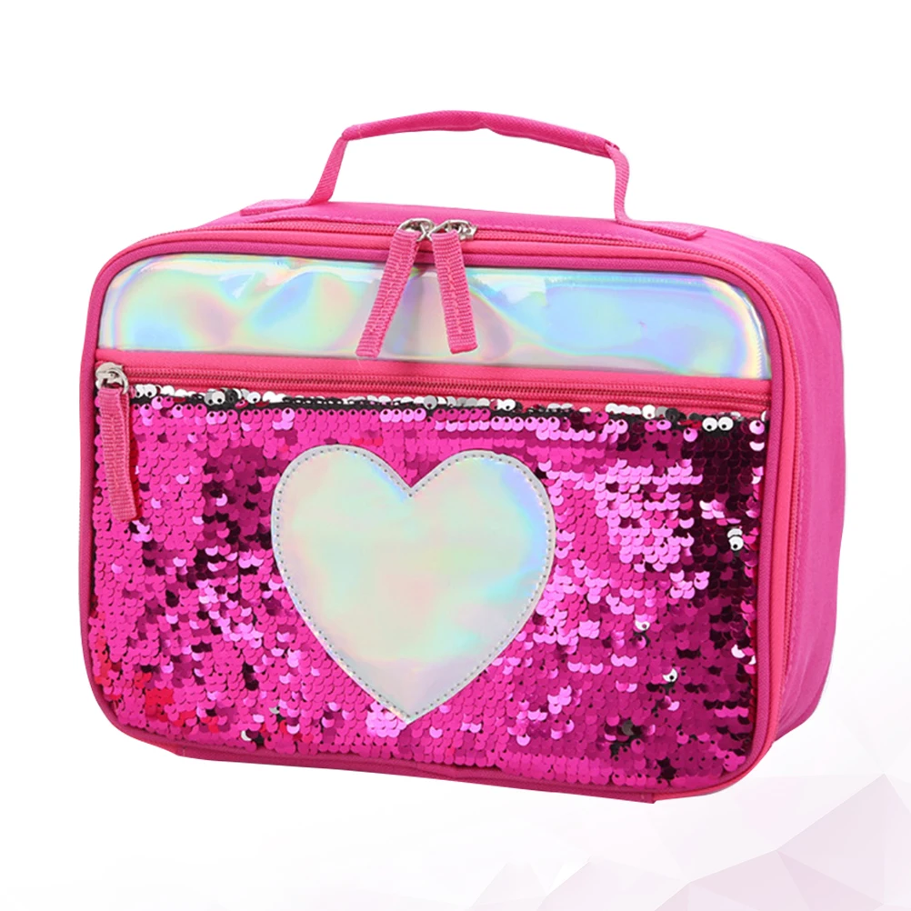 Portable Insulated Lunch Bag Foil Meal Kids Red Storage Sequin Girls Picnic Thermal Aluminum Food Preservation
Portable Insulated Lunch Bag Foil Meal Kids Red Storage Sequin Girls Picnic Thermal Aluminum Food Preservation