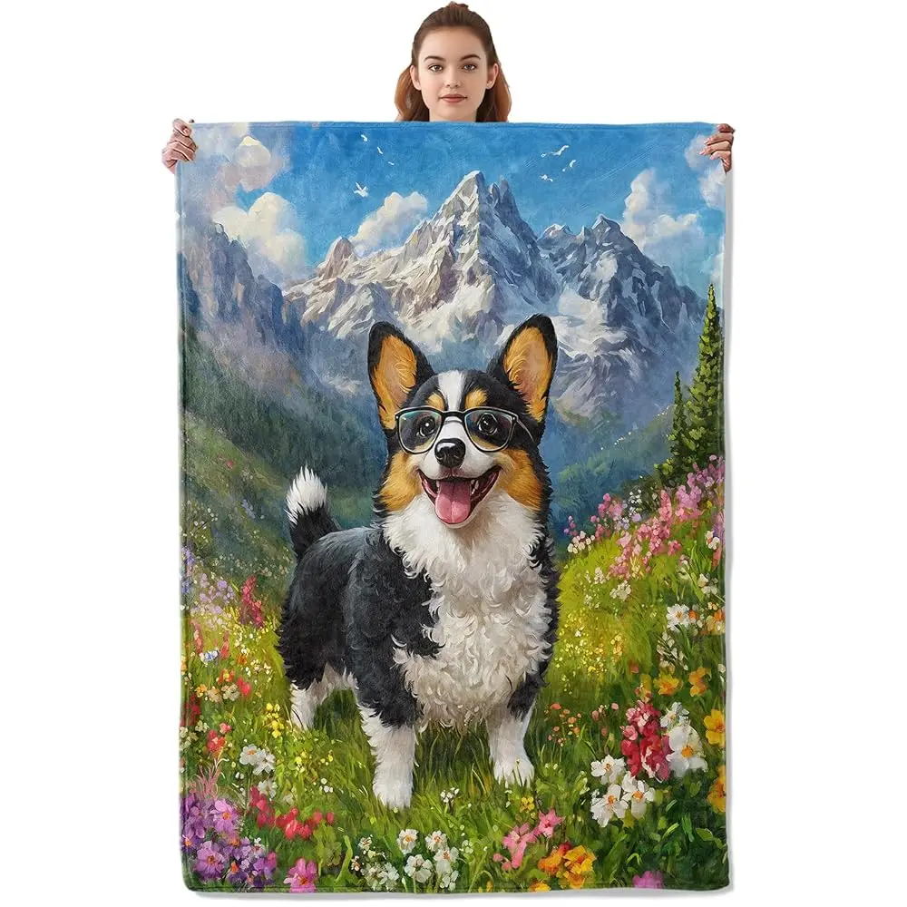 Cute Bla Corgi Blanket - Lightweight, Soft & Cozy Flannel Plush Dog Throw Blanket For Travel, Sofa, Bedroom, Office - Warm
Cute Bla Corgi Blanket - Lightweight, Soft & Cozy Flannel Plush Dog Throw Blanket For Travel, Sofa, Bedroom, Office - Warm
