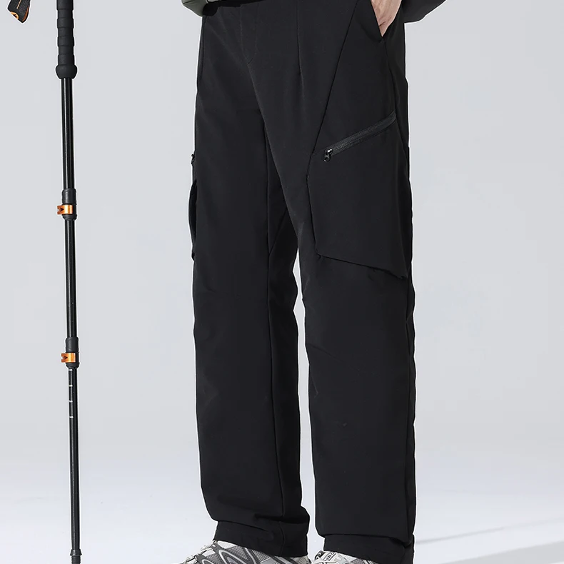 Модные повседневные свободные пуховые брюки для мужчин, осенне-зимние, теплые, удобные, длинные, ультрамягкие, из нейлонового волокна и полиуретана.
Модные повседневные свободные пуховые брюки для мужчин, осенне-зимние, теплые, удобные, длинные, ультрамягкие, из нейлонового волокна и полиуретана.