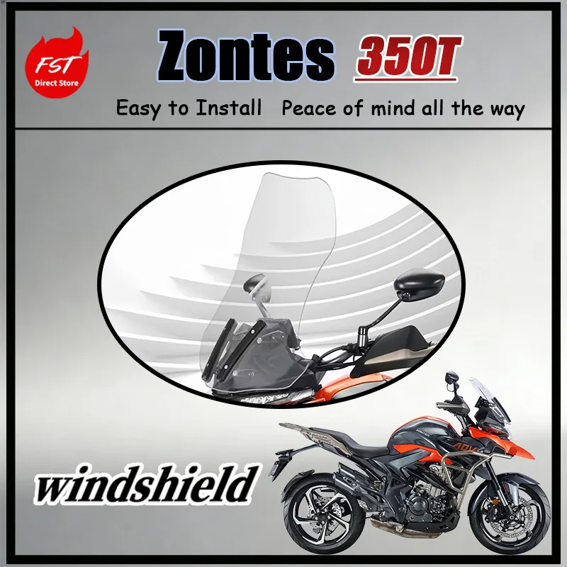 FOR Zontes 350T 310T Modified Raised Windshield Imported High-Toughness Material Anti Yellow Wind Deflector for Motorcycles
FOR Zontes 350T 310T Modified Raised Windshield Imported High-Toughness Material Anti Yellow Wind Deflector for Motorcycles