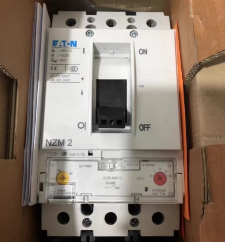 Новый автоматический выключатель Eaton NZMH2-A63-NA в литом корпусе 
Новый автоматический выключатель Eaton NZMH2-A63-NA в литом корпусе