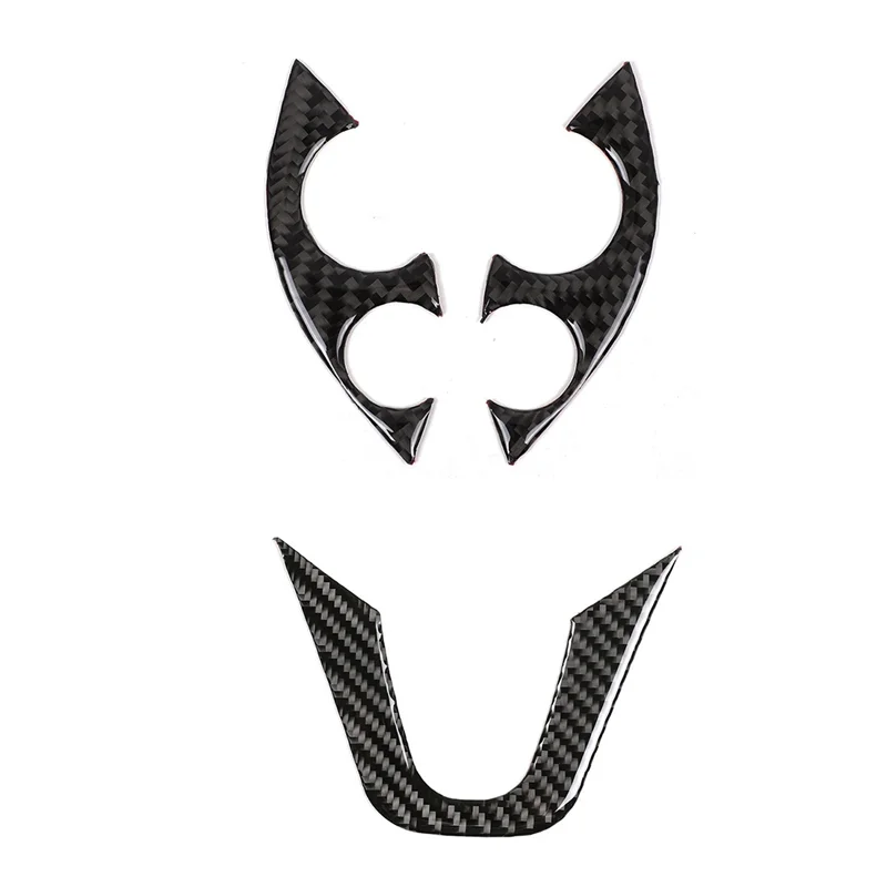 Car Carbon Fiber Steering Wheel Decoration Cover Trim Sticker Fit for Mercedes Benz Smart 453 Fortwo 2016-2021
Car Carbon Fiber Steering Wheel Decoration Cover Trim Sticker Fit for Mercedes Benz Smart 453 Fortwo 2016-2021