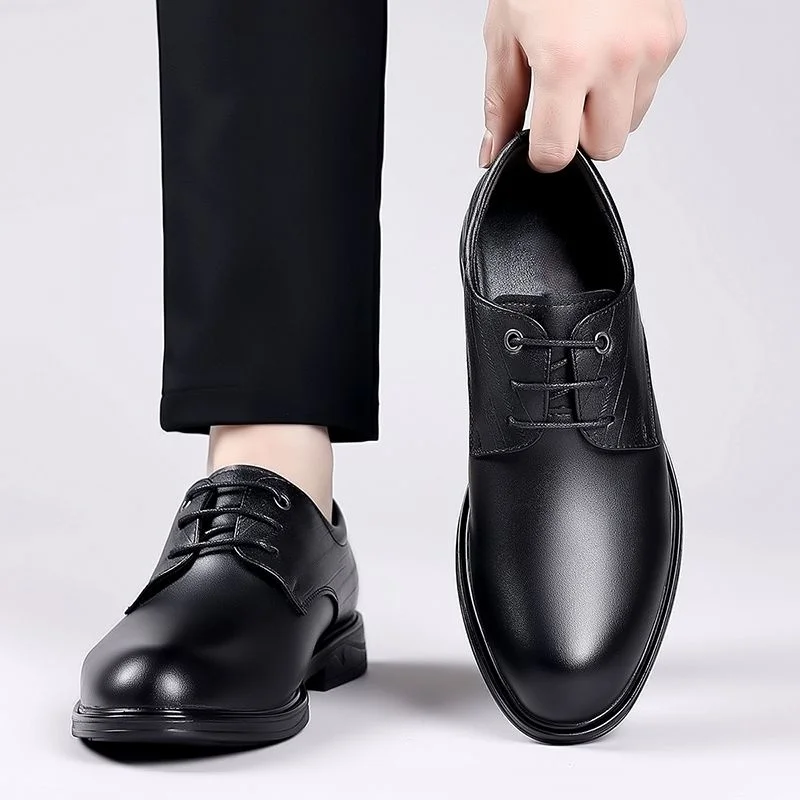 High Quality Men's Comfortable Lace Up Formal Wear, Business Casual Leather Shoes Classic Black Men Banquet Wedding Oxford Shoes
High Quality Men's Comfortable Lace Up Formal Wear, Business Casual Leather Shoes Classic Black Men Banquet Wedding Oxford Shoes