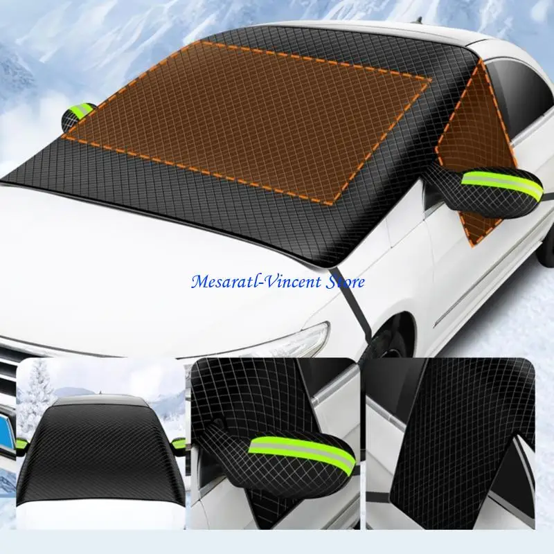 A70F Windshield Cover for Ice Snow Automotive Windscreen Protector Universal for Most Car SUV Winter Waterproof Cover
A70F Windshield Cover for Ice Snow Automotive Windscreen Protector Universal for Most Car SUV Winter Waterproof Cover