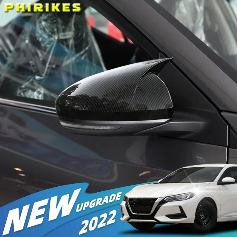 For Nissan Sylphy Sentra 2020 2021 Carbon Fibre Car Side Rearview Mirror Cover Trim Sticker Decorative Accessories
For Nissan Sylphy Sentra 2020 2021 Carbon Fibre Car Side Rearview Mirror Cover Trim Sticker Decorative Accessories