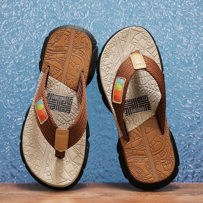 Men's Flip-Flops for Summer Outdoor Wear, Beach Flip-Flops, Outdoor Thick-Soled Non-Slip Sandals
Men's Flip-Flops for Summer Outdoor Wear, Beach Flip-Flops, Outdoor Thick-Soled Non-Slip Sandals