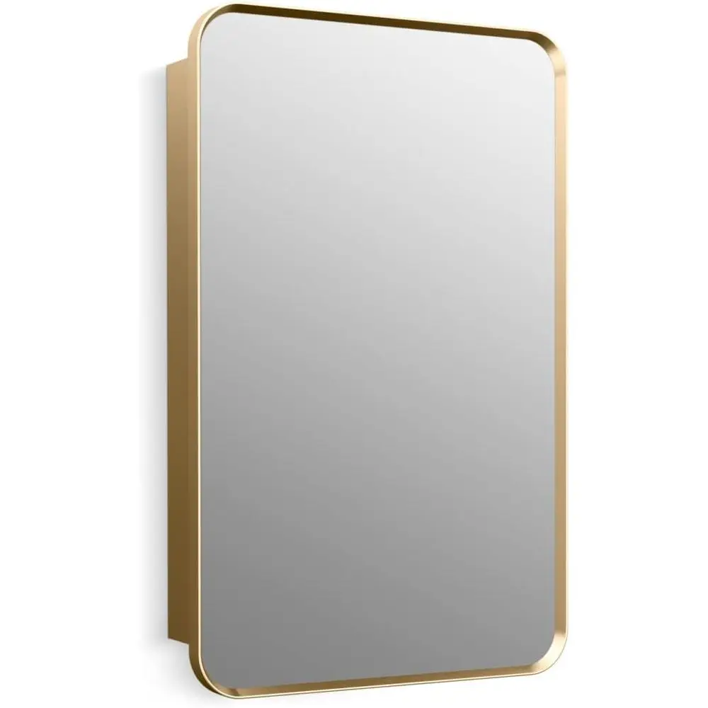 Verderaed 22 W x 34 H Bathroom Medicine Cabinet with Mirror, Rectangular, Mirrored Interior, Adjustable Shelves, Rustproof, Brus
Verderaed 22 W x 34 H Bathroom Medicine Cabinet with Mirror, Rectangular, Mirrored Interior, Adjustable Shelves, Rustproof, Brus