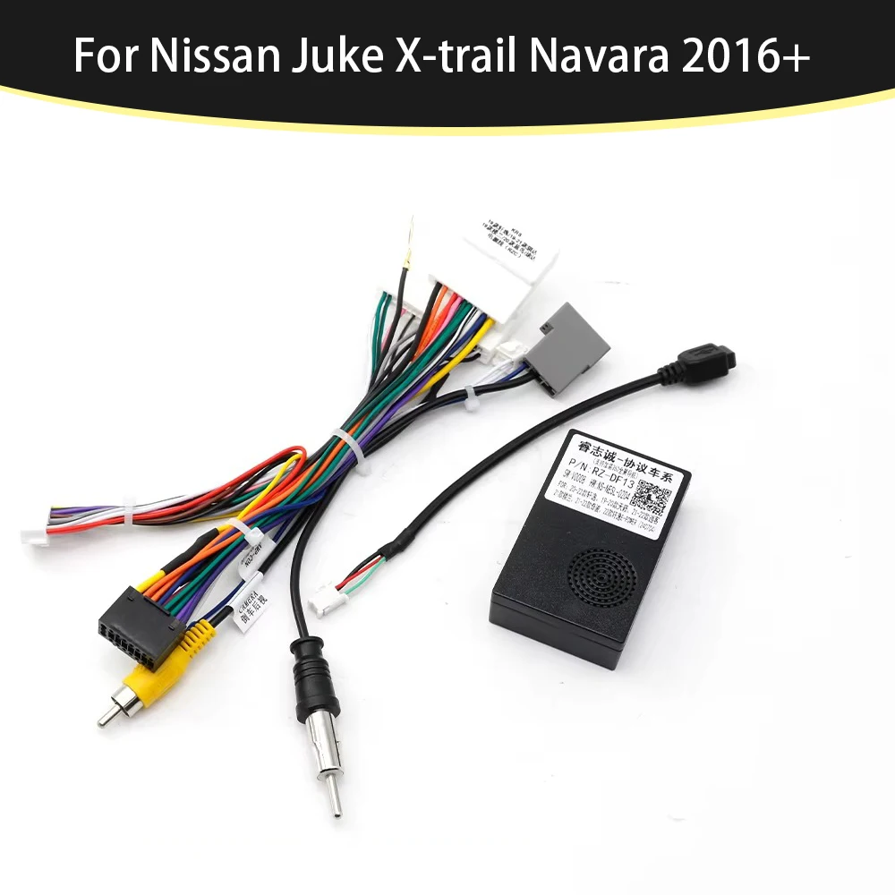 Car 16pin Audio Wiring With 360 Harness With Canbus BOX For Nissan Juke X-trail Navara 2016+ Stereo Installation Wire Adapter
Car 16pin Audio Wiring With 360 Harness With Canbus BOX For Nissan Juke X-trail Navara 2016+ Stereo Installation Wire Adapter