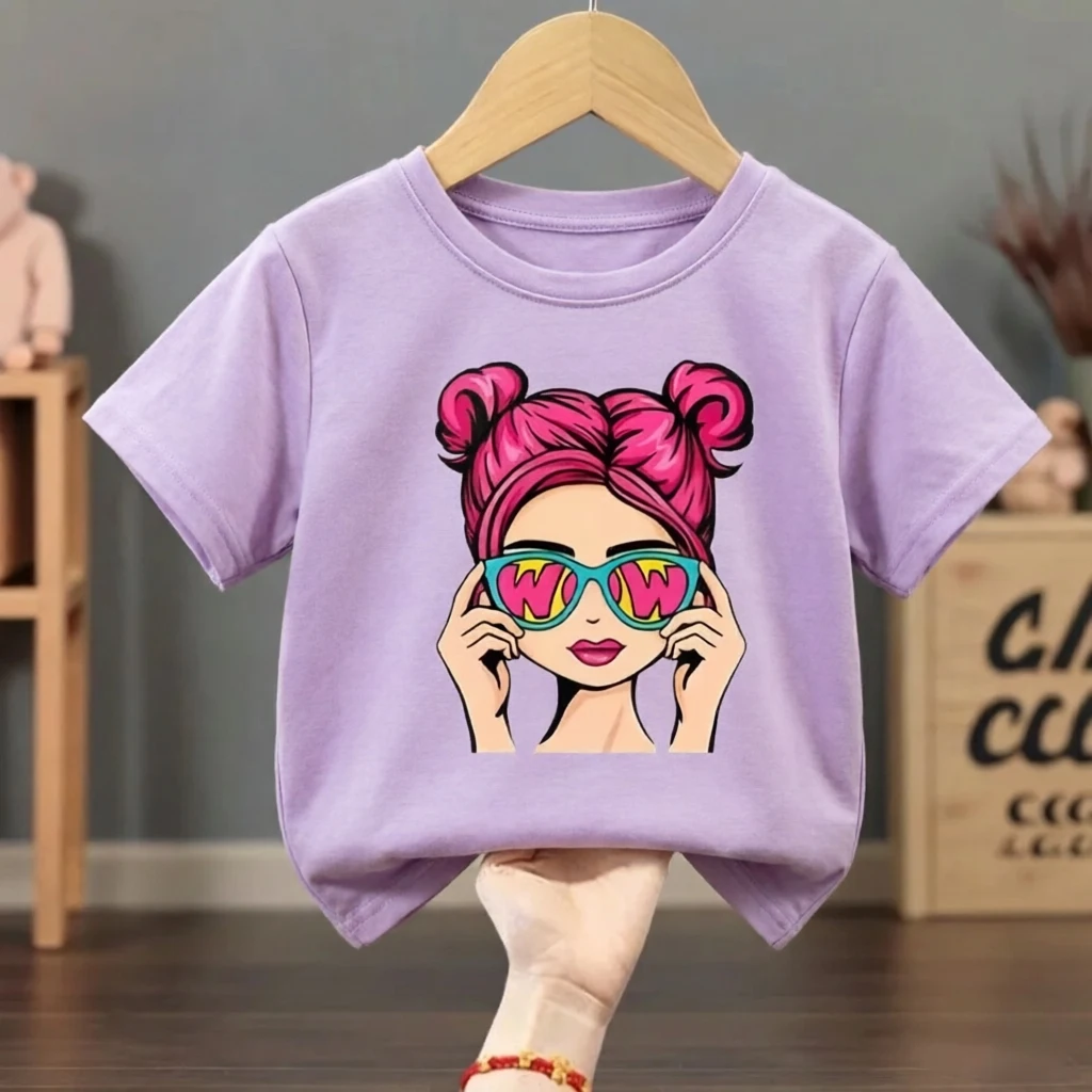 2026 Summer Girls Fashion Casual T Shirts Fashion Printed Children's Short Sleeve Tops Kids Breathable Comfy Outdoor Tee
2026 Summer Girls Fashion Casual T Shirts Fashion Printed Children's Short Sleeve Tops Kids Breathable Comfy Outdoor Tee