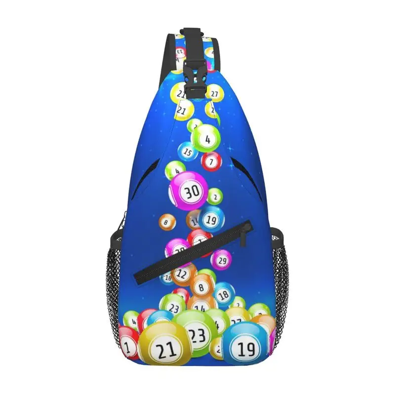 Горячая игра с шариками в виде бинго, нагрудная сумка, индивидуальный рюкзак через плечо для мужчин, дорожный рюкзак 
Горячая игра с шариками в виде бинго, нагрудная сумка, индивидуальный рюкзак через плечо для мужчин, дорожный рюкзак