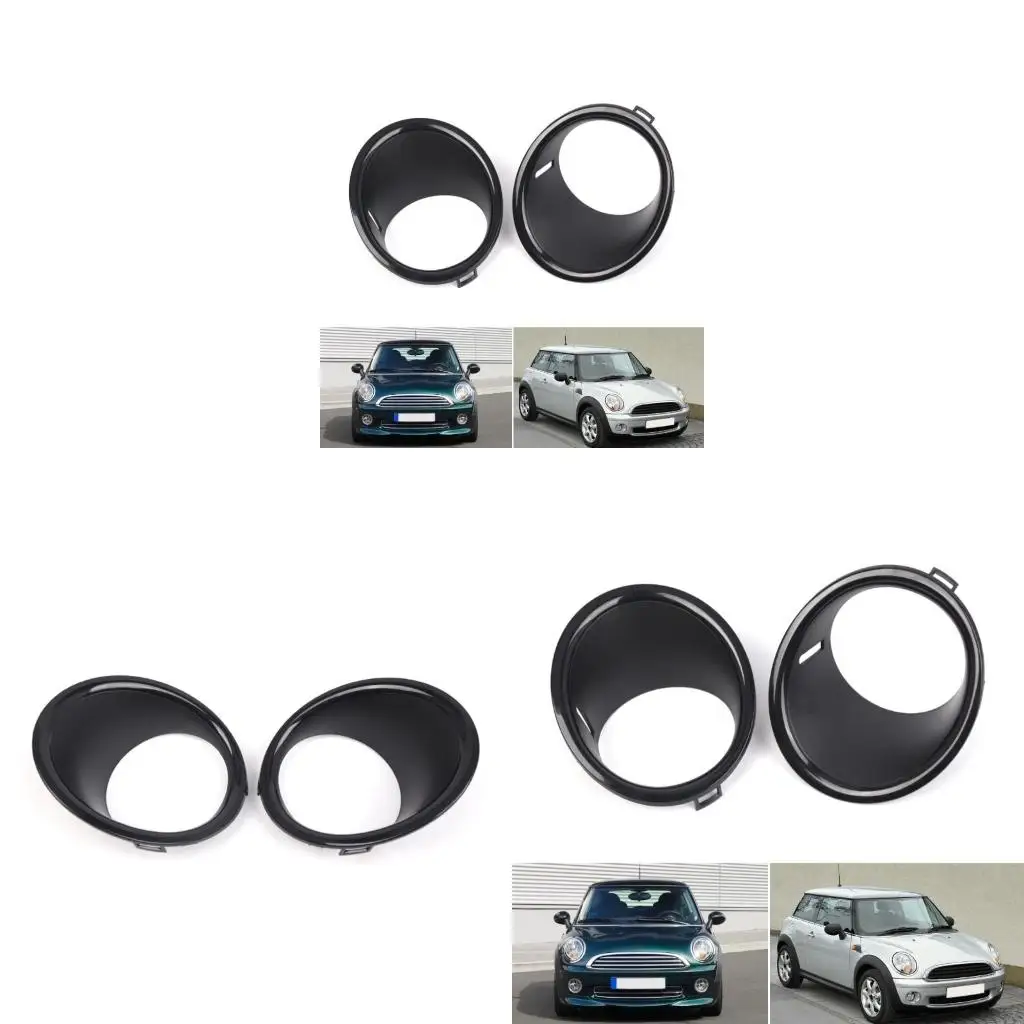 Bumper Fog Lamp Rings Trim Surround Cover For R55 R56 R57 51112753662 Decoration
Bumper Fog Lamp Rings Trim Surround Cover For R55 R56 R57 51112753662 Decoration