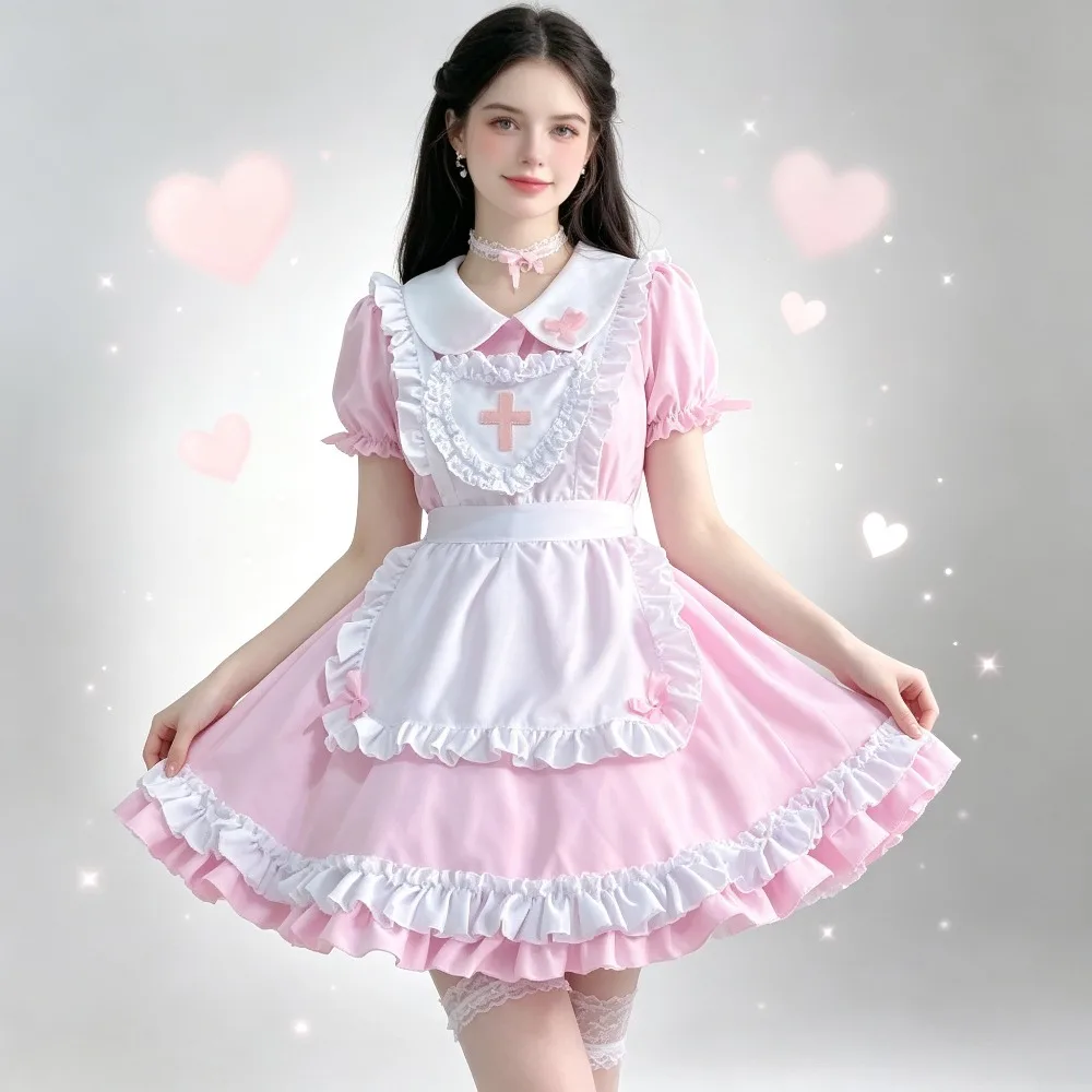 versatile Cross Decor Lolita Maid Skirt Sweet Servant Uniform Women Outfit For Masquerade Theme Stage Party Halloween Cosplay
versatile Cross Decor Lolita Maid Skirt Sweet Servant Uniform Women Outfit For Masquerade Theme Stage Party Halloween Cosplay