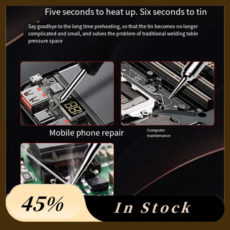 T12 Plus Soldering Station Lcd Screen High Power Intelligent Constant Temperature Repair Soldering Tool With US Plug Easy To Use
T12 Plus Soldering Station Lcd Screen High Power Intelligent Constant Temperature Repair Soldering Tool With US Plug Easy To Use