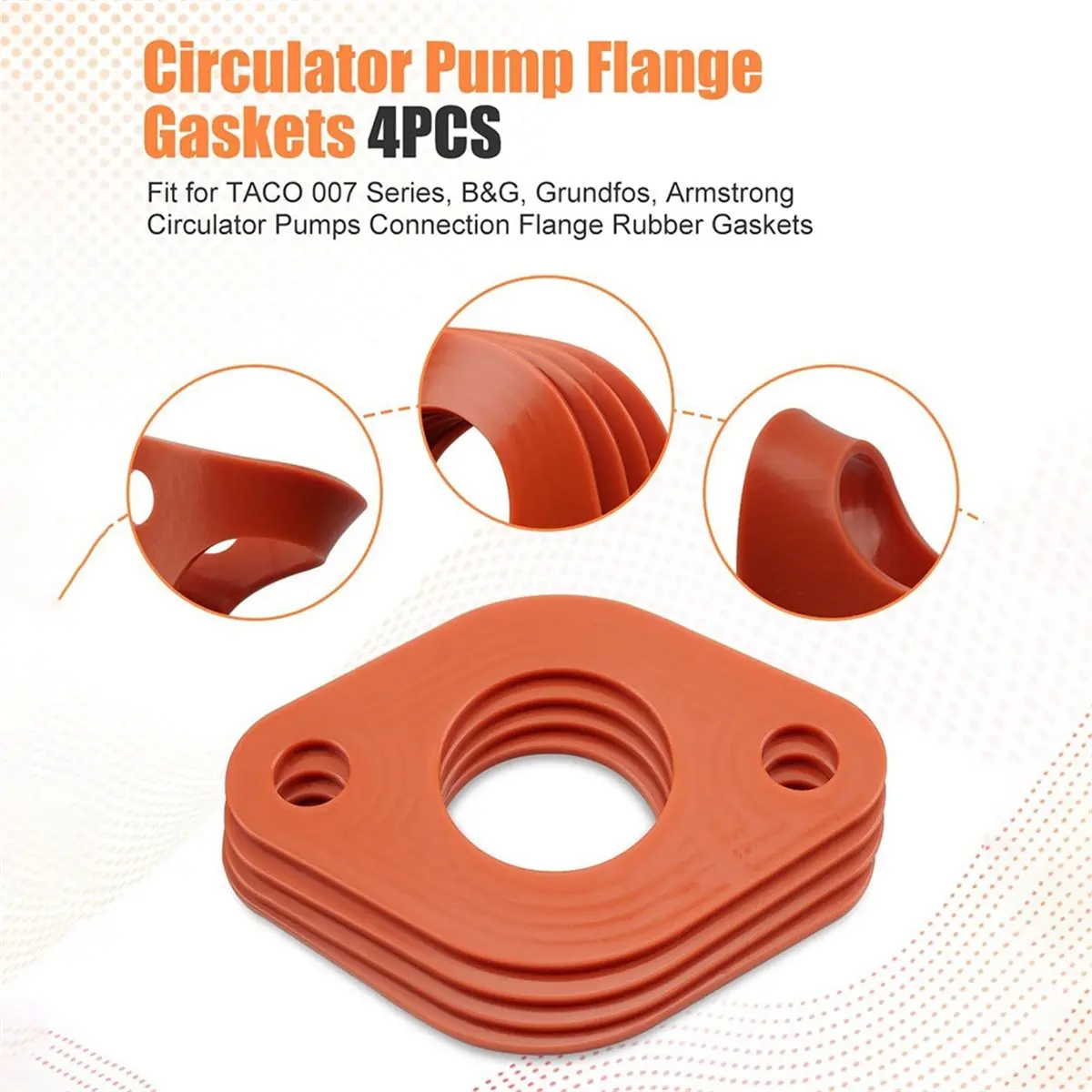 Новые фланцевые прокладки для циркуляционных насосов (4 шт.) 2026 года, совместимые с серией TACO 007
Новые фланцевые прокладки для циркуляционных насосов (4 шт.) 2026 года, совместимые с серией TACO 007