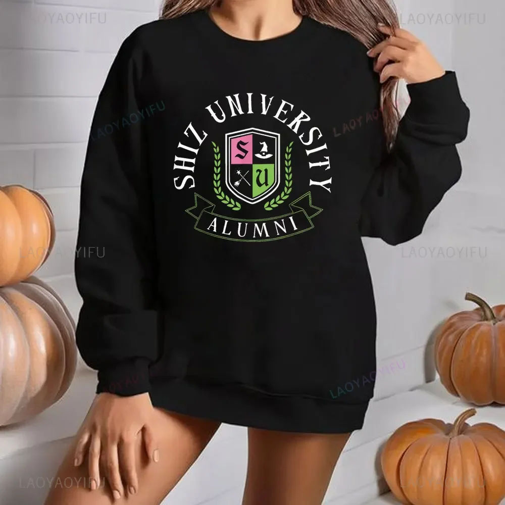 Индивидуальный свитшот Wicked Alumni, женская одежда, пуловер в стиле Харадзюку, уличная одежда, осенняя женская одежда с длинными рукавами, толстовки
Индивидуальный свитшот Wicked Alumni, женская одежда, пуловер в стиле Харадзюку, уличная одежда, осенняя женская одежда с длинными рукавами, толстовки