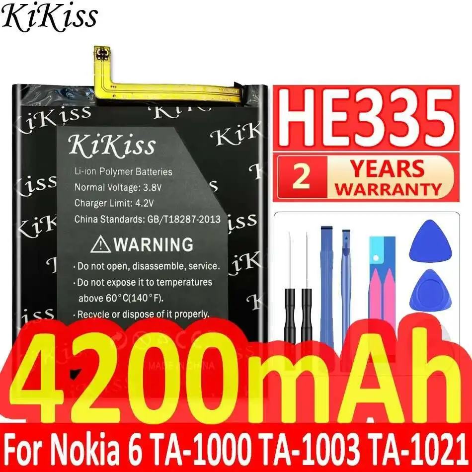 Литий-ионный аккумулятор HE335 для Nokia 6 nokia6 N6 TA-1000 TA-1003 TA-1021 TA-1025 TA-1033 TA-1039
Литий-ионный аккумулятор HE335 для Nokia 6 nokia6 N6 TA-1000 TA-1003 TA-1021 TA-1025 TA-1033 TA-1039