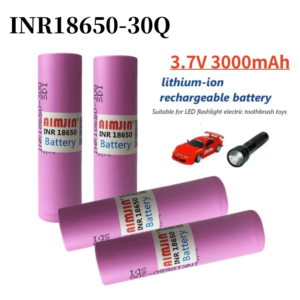 100% Brand New Original 18650 3000mah 20A Online INR18650 30Q 3.7V Lithium-ion Bare Battery Suitable for Flashlights, Toys, Etc
100% Brand New Original 18650 3000mah 20A Online INR18650 30Q 3.7V Lithium-ion Bare Battery Suitable for Flashlights, Toys, Etc