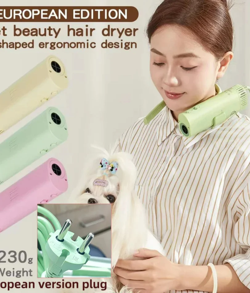Pet Grooming Hair Dryer, High-Power, Silent, Energy-Saving, Dog Beauty Quick Drying Hair, Only Suitable For Countries With 220V
Pet Grooming Hair Dryer, High-Power, Silent, Energy-Saving, Dog Beauty Quick Drying Hair, Only Suitable For Countries With 220V