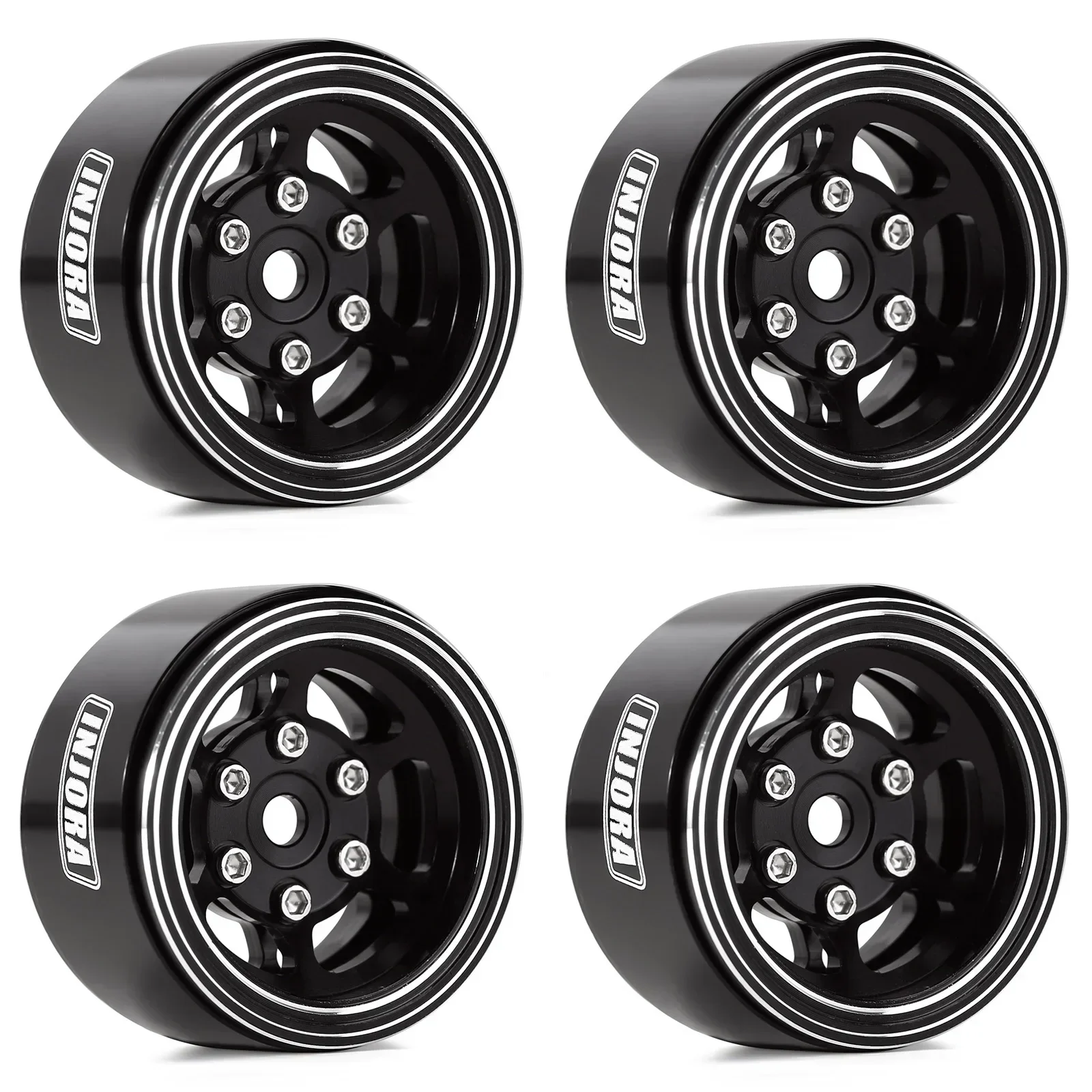 4PCS 1.0 Beadlock Wheel Rim CNC Aluminum for 1/24 RC Crawler Car Axial SCX24 FMS FCX24 AX24 Upgrade (W1006)
4PCS 1.0 Beadlock Wheel Rim CNC Aluminum for 1/24 RC Crawler Car Axial SCX24 FMS FCX24 AX24 Upgrade (W1006)