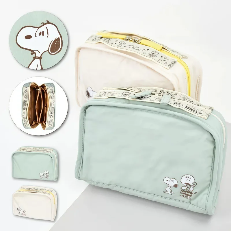 New Kawaii Anime Snoopy Series Makeup Bag Creativity Cartoon Role Portable Exquisite Multi Layer Toiletries Travel Storage Bag
New Kawaii Anime Snoopy Series Makeup Bag Creativity Cartoon Role Portable Exquisite Multi Layer Toiletries Travel Storage Bag