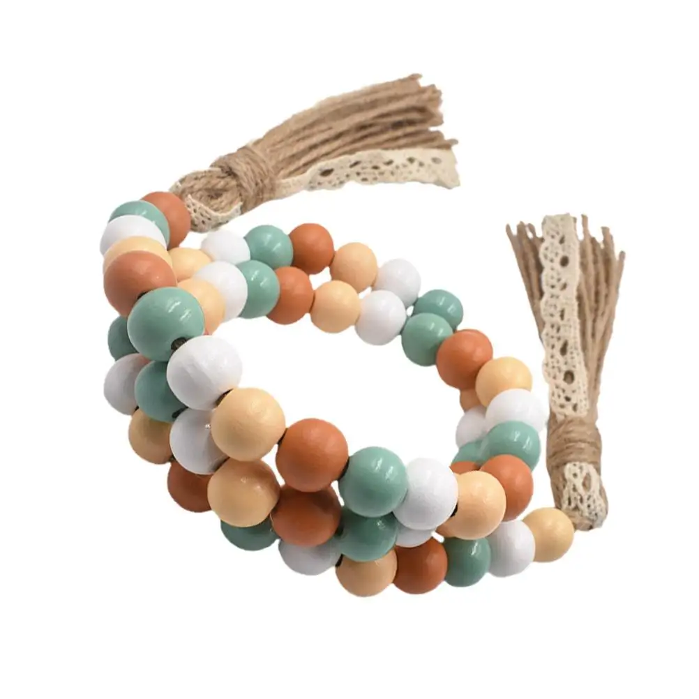 Wooden Beaded Rope Decor Tiered Tassel Hanging Beads String Tray Festival Party Hanging nament Tassel String Home Decor
Wooden Beaded Rope Decor Tiered Tassel Hanging Beads String Tray Festival Party Hanging nament Tassel String Home Decor