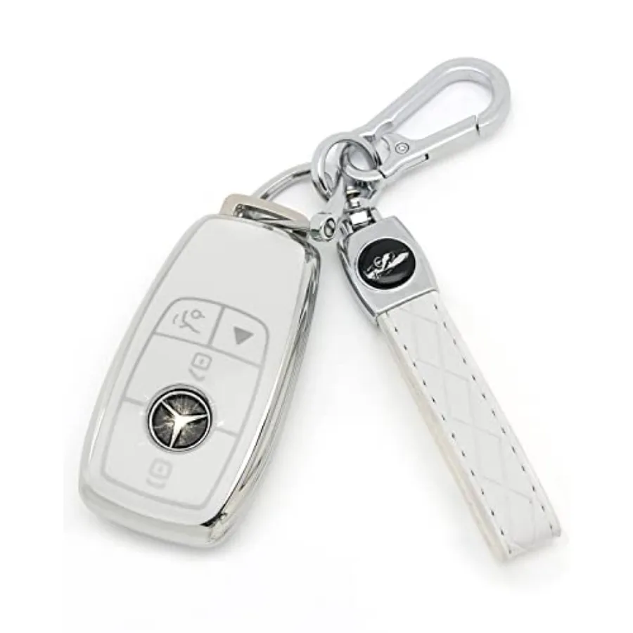 Suitable For Mercedes Benz keys.Advanced soft TPU key Cover is compatible with C E R S G S CLS CLK GLC ML GLE GLS SL SLR McLare
Suitable For Mercedes Benz keys.Advanced soft TPU key Cover is compatible with C E R S G S CLS CLK GLC ML GLE GLS SL SLR McLare