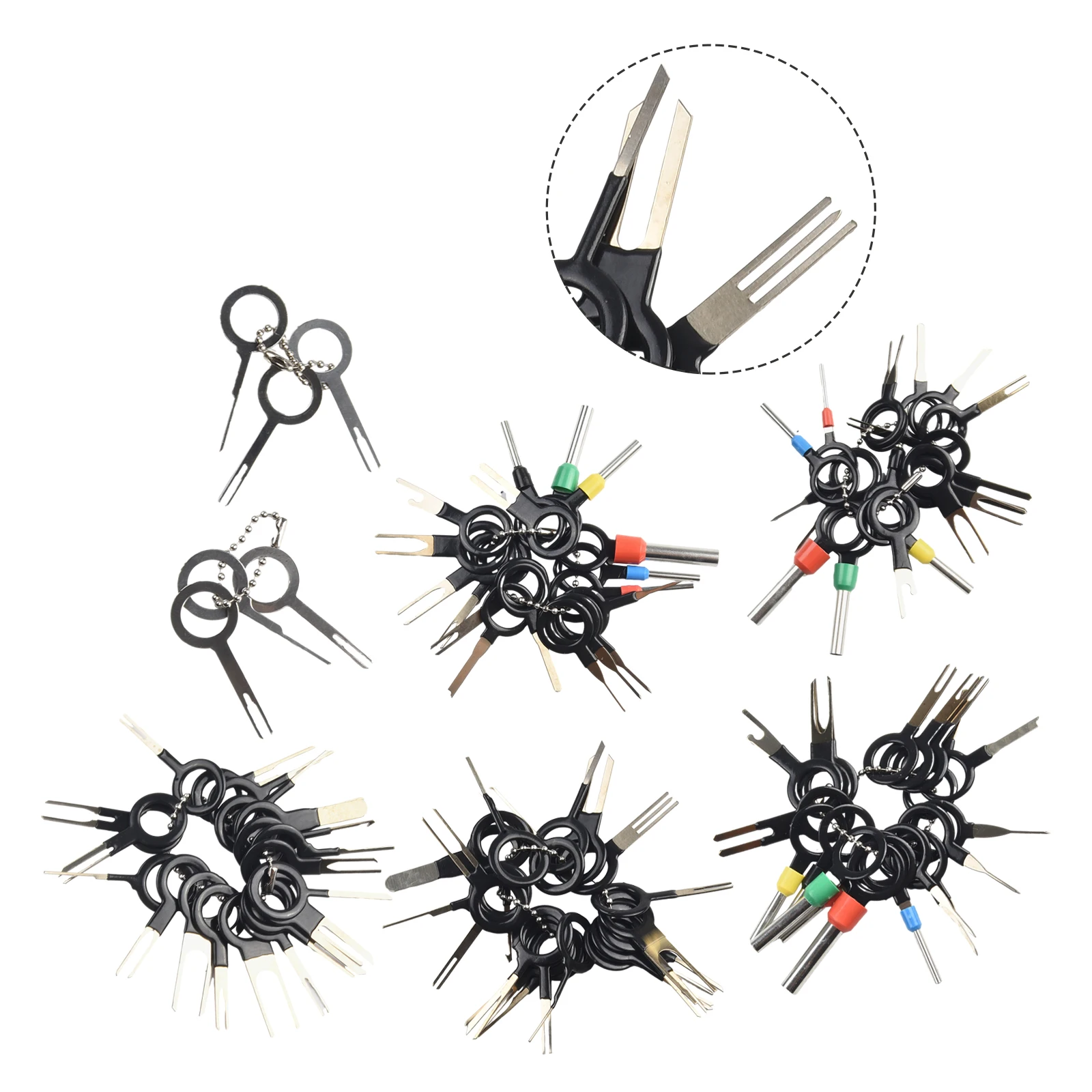 100pcs Car Terminal Removal Electrical Wiring Crimp Connector Pin Extractor Kit Car Electrical Repair Hand Tools
100pcs Car Terminal Removal Electrical Wiring Crimp Connector Pin Extractor Kit Car Electrical Repair Hand Tools