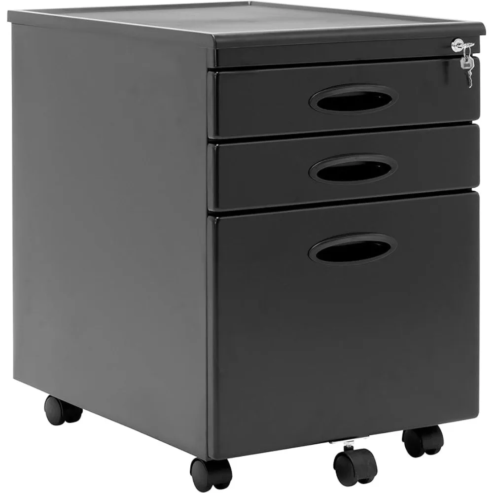 Metal Full Extension 3-Drawer Mobile File Cabinet Files With Supply Organizer Tray in Black Freight Free Filing Cabinets Office
Metal Full Extension 3-Drawer Mobile File Cabinet Files With Supply Organizer Tray in Black Freight Free Filing Cabinets Office