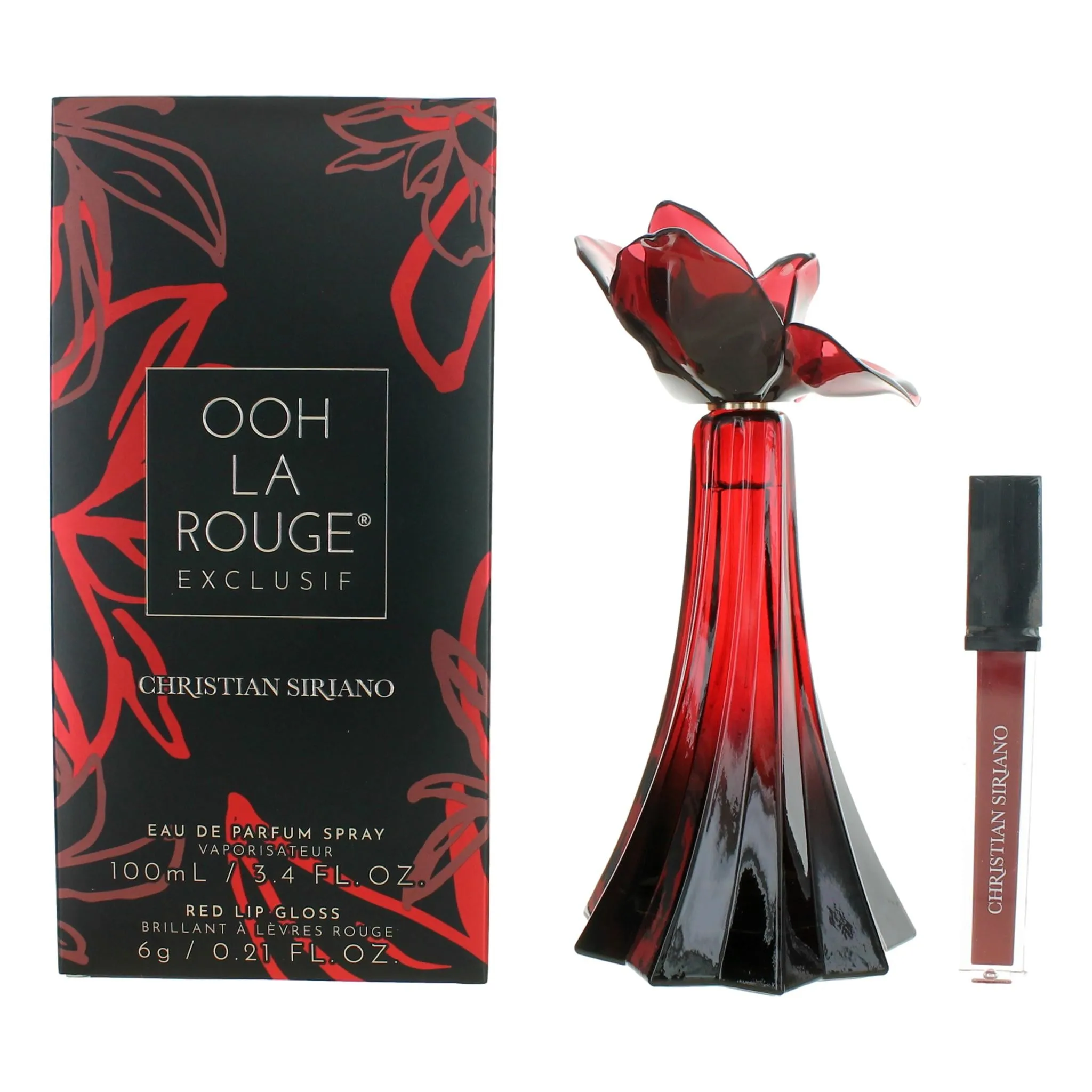 Ooh La Rouge Exclusif by Christian Siriano, 3.4oz EDP Spray women with Lip Gloss
Ooh La Rouge Exclusif by Christian Siriano, 3.4oz EDP Spray women with Lip Gloss