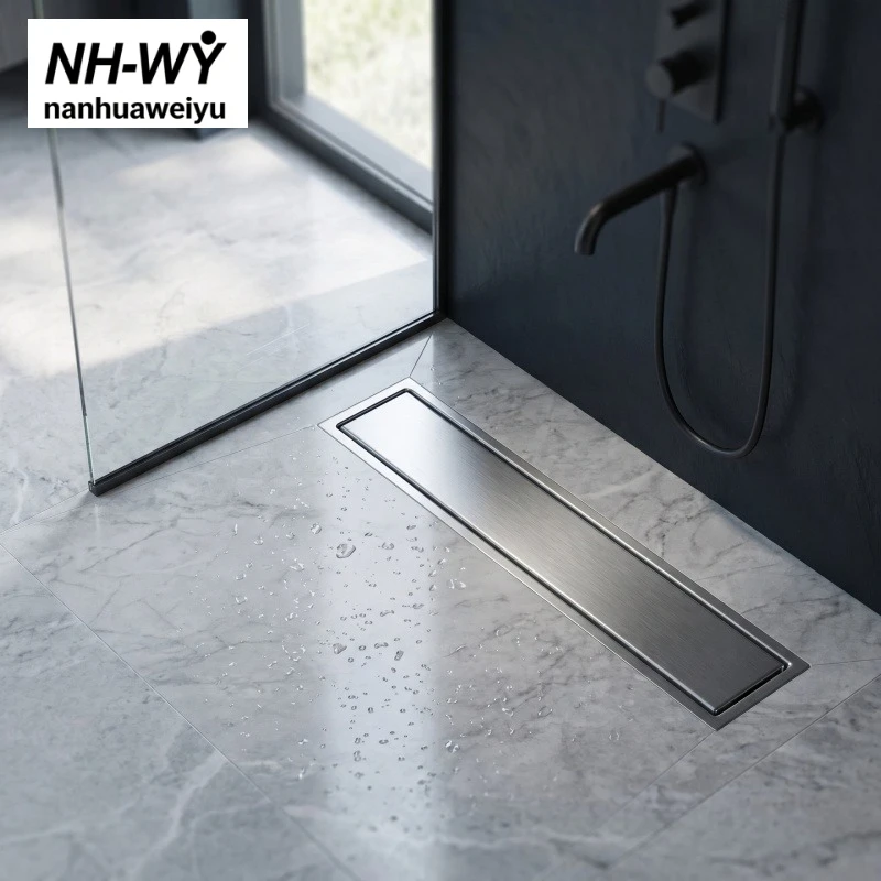 Side Outlet Linear Floor Drain 304 Stainless Steel Invisible Anti Odor Bathroom Shower Drain
Side Outlet Linear Floor Drain 304 Stainless Steel Invisible Anti Odor Bathroom Shower Drain