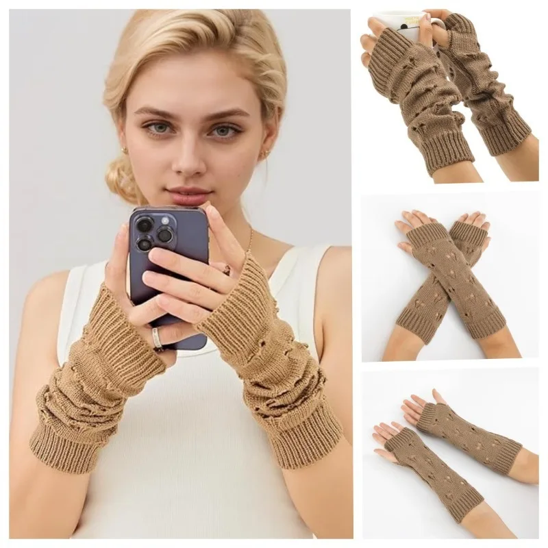 Loving Knitted Gloves, New Autumn/Winter Style, Warm Knitted Arm Warmers, Medium-Long Ski Fingerless Wrist Cuffs Sleeve Covers
Loving Knitted Gloves, New Autumn/Winter Style, Warm Knitted Arm Warmers, Medium-Long Ski Fingerless Wrist Cuffs Sleeve Covers
