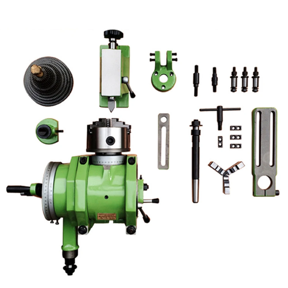 High Precision Steel Universal Indexing Head Milling Machine Precision Machining Hand Cranked Indexing Head
High Precision Steel Universal Indexing Head Milling Machine Precision Machining Hand Cranked Indexing Head