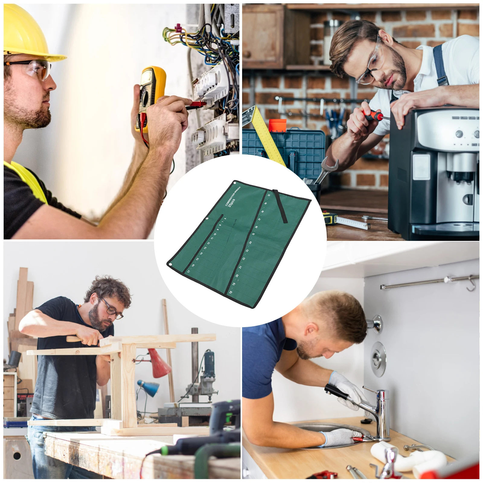 Tool Hanging Wrench Storage Pouch Oxford Cloth Multipurpose Tool Bag Repair Utility Bag Electrician Storage Holder Lightweight
Tool Hanging Wrench Storage Pouch Oxford Cloth Multipurpose Tool Bag Repair Utility Bag Electrician Storage Holder Lightweight