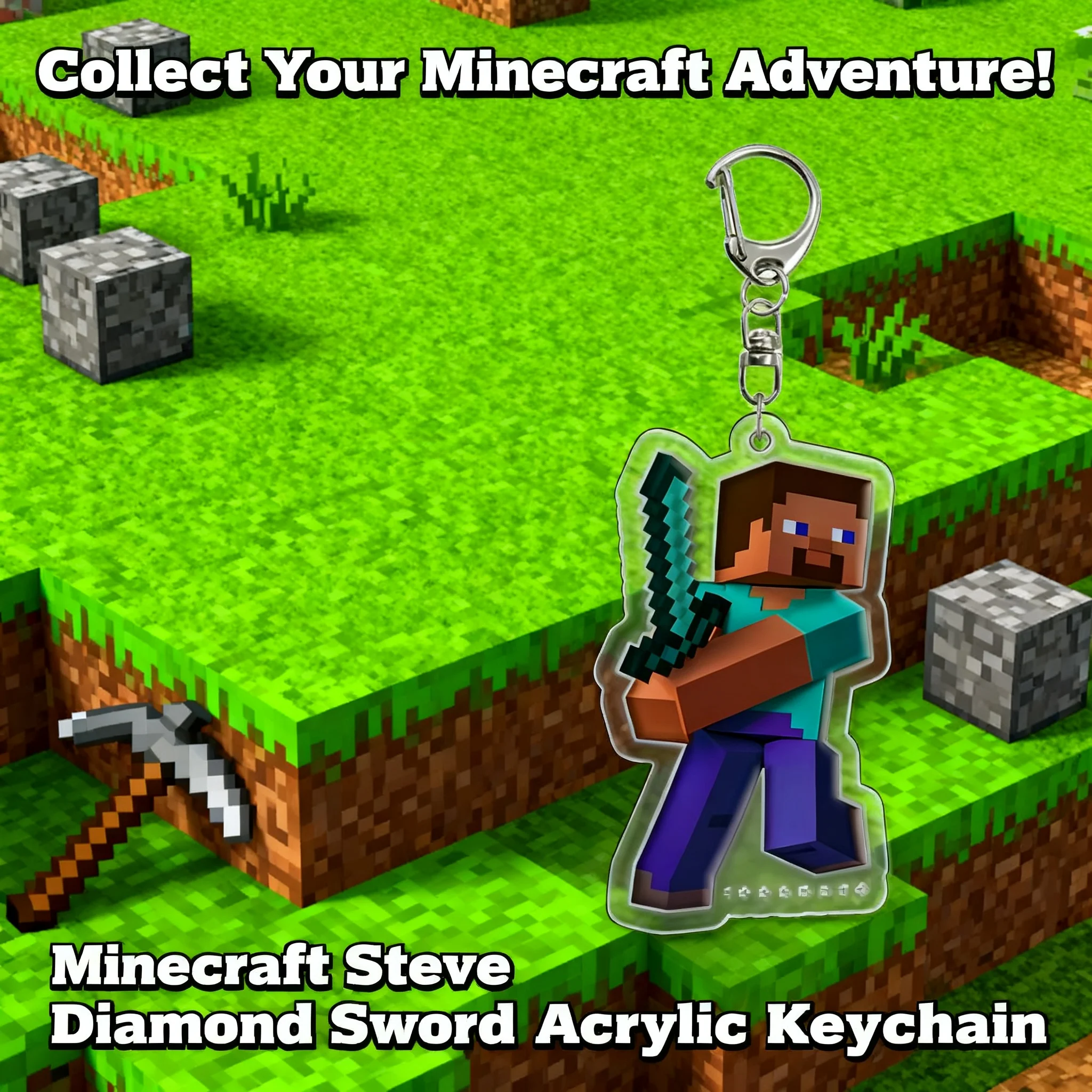 Minecraft Acrylic Keychain Pendant Sandbox Game Merchandise Collectible Cross Border In Stock
Minecraft Acrylic Keychain Pendant Sandbox Game Merchandise Collectible Cross Border In Stock
