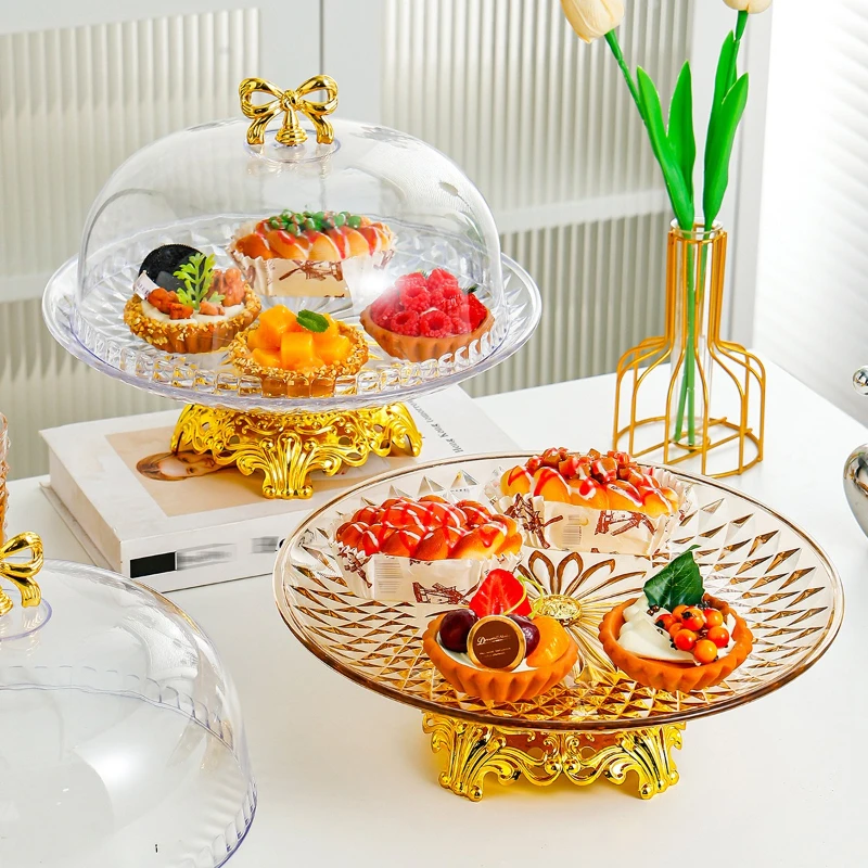 Прозрачный поднос для демонстрации пищевых продуктов с крышкой для отбора проб фруктов, также обслуживающий как пыленепроницаемая крышка для хлеба, дегустационной тарелки 
Прозрачный поднос для демонстрации пищевых продуктов с крышкой для отбора проб фруктов, также обслуживающий как пыленепроницаемая крышка для хлеба, дегустационной тарелки