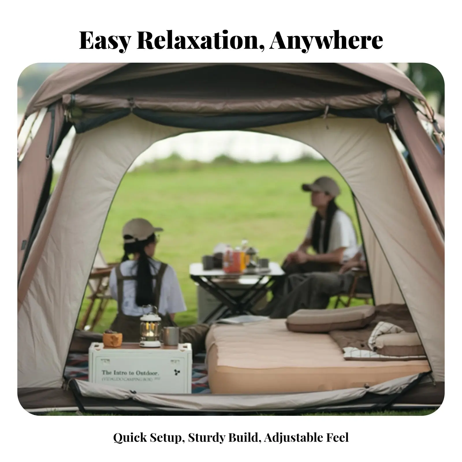Outdoor Inflatable Bed, PVC Brushed Air Mattress, Automatic Electric Pump, Portable Sleeping Mat, Adjustable Comfort, Double Use
Outdoor Inflatable Bed, PVC Brushed Air Mattress, Automatic Electric Pump, Portable Sleeping Mat, Adjustable Comfort, Double Use
