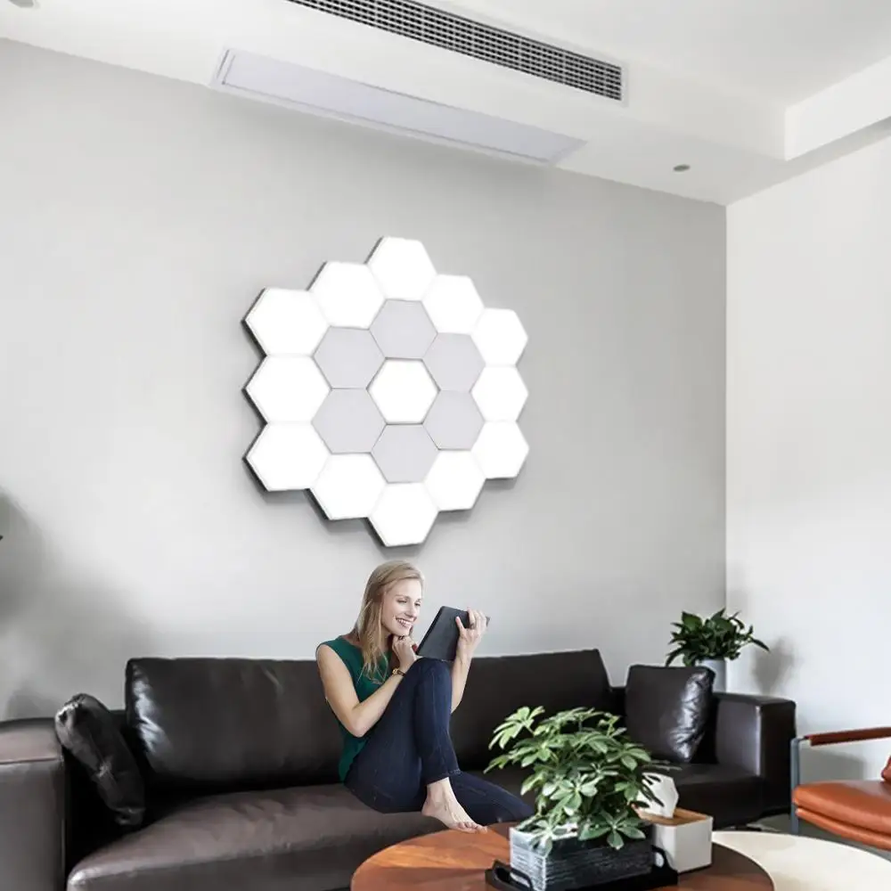 Led Wall Light Smart Touch Sensor Quantum Lamp Hexagon Magnetic Combine Night lights for Bed Rooms Home DIY Creative Decoration
Led Wall Light Smart Touch Sensor Quantum Lamp Hexagon Magnetic Combine Night lights for Bed Rooms Home DIY Creative Decoration