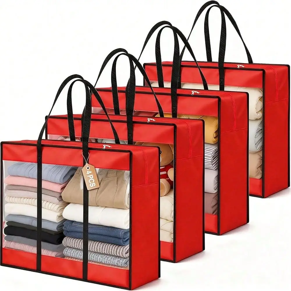 Inches Christmas Wreath Storage Bag 4 Packs, 600D Heavy Duty Oxford Cloth Wreath Storage Container, Clear Moving Bags With Rein
Inches Christmas Wreath Storage Bag 4 Packs, 600D Heavy Duty Oxford Cloth Wreath Storage Container, Clear Moving Bags With Rein