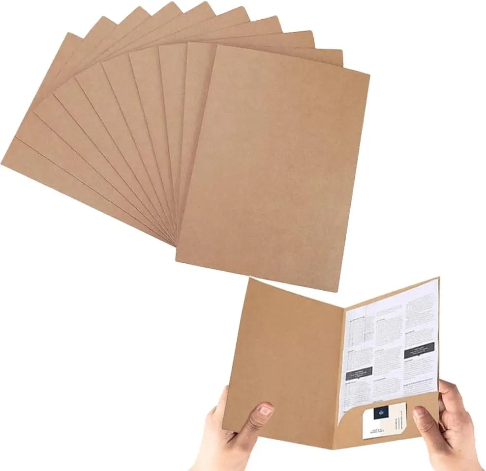 10Pcs A4 Project Folder Document Files Kraft Paper File Folder Square Cut Folders Office Insert Presentation Holder
10Pcs A4 Project Folder Document Files Kraft Paper File Folder Square Cut Folders Office Insert Presentation Holder