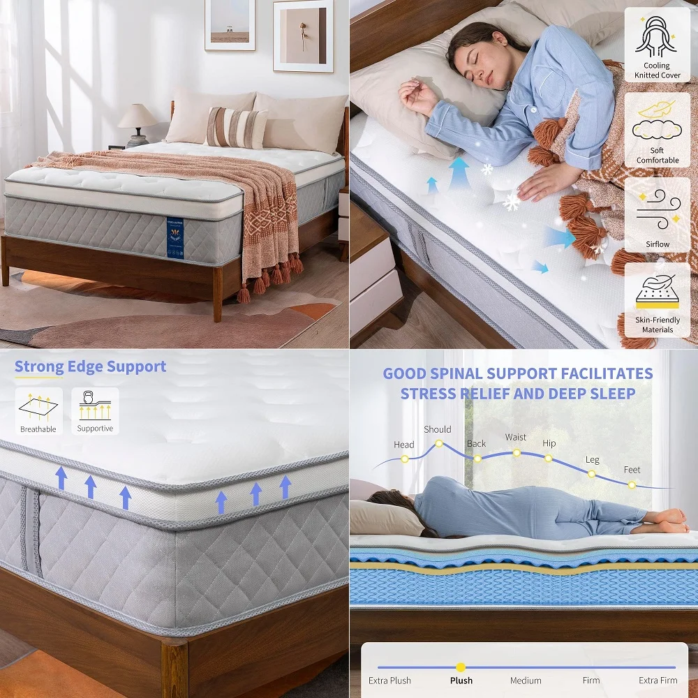 Firm Memory Foam Mattress Short Queen 12 Inch,Premium Cool Green Tea GelMattress in Box with FiberglassFree Cover,Dual Side Med
Firm Memory Foam Mattress Short Queen 12 Inch,Premium Cool Green Tea GelMattress in Box with FiberglassFree Cover,Dual Side Med