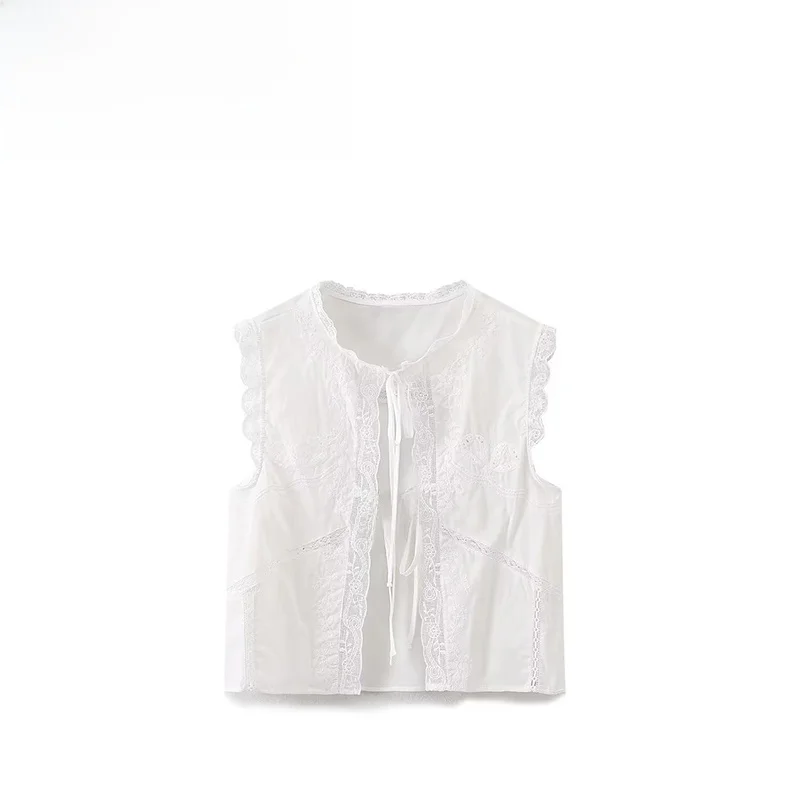ZAZB Autumn New Women's Faion Design Sense Knot Embroidery Top Versatile Sle round Ne Polyester Fiber Blouse
ZAZB Autumn New Women's Faion Design Sense Knot Embroidery Top Versatile Sle round Ne Polyester Fiber Blouse