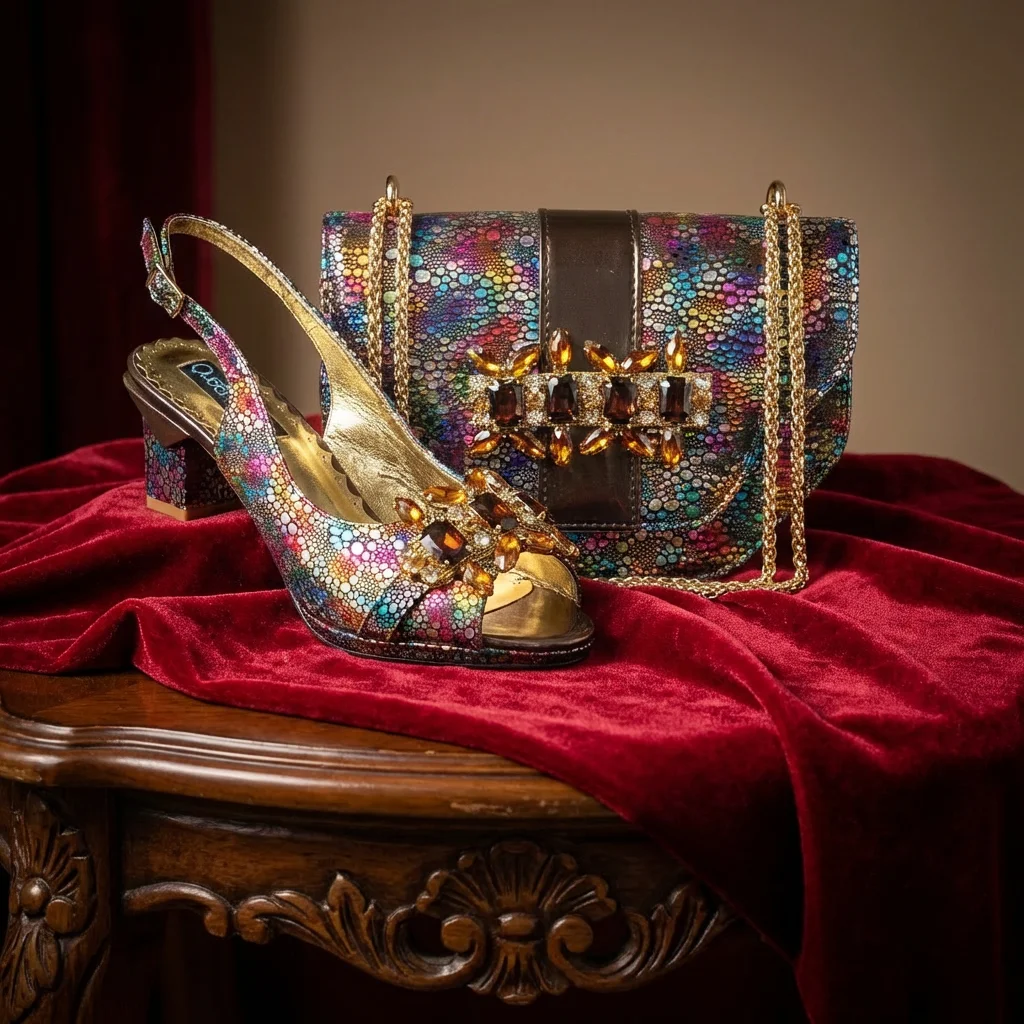 Новые элегантные босоножки на высоком каблуке с открытым носком и стразами в итальянском стиле 2026 года - дизайнерские, с координирующими коричневыми сумками
Новые элегантные босоножки на высоком каблуке с открытым носком и стразами в итальянском стиле 2026 года - дизайнерские, с координирующими коричневыми сумками