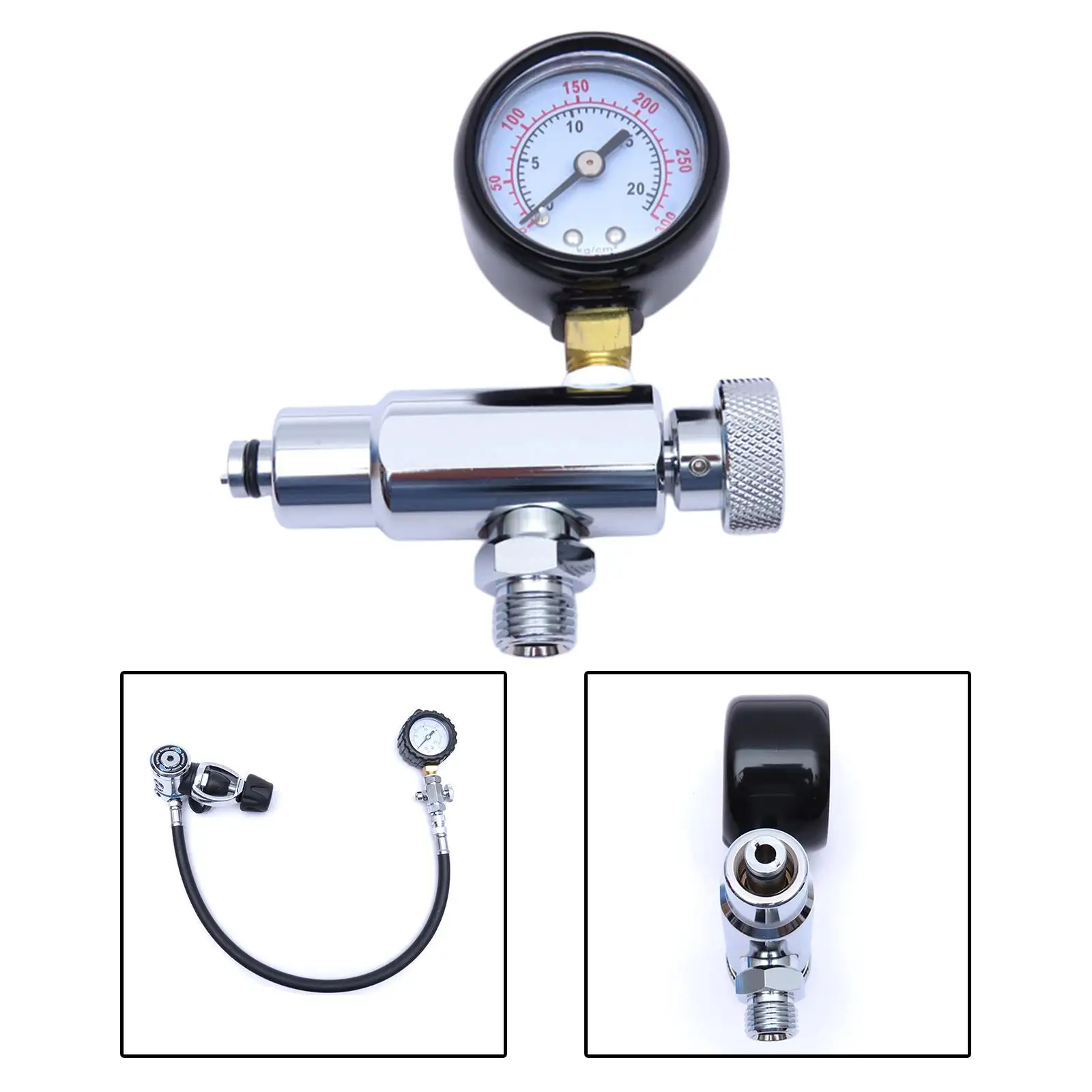 2nd Stage Scuba Regulator Adjustment Tool with Pressure Gauge for Scuba Diving Service Equipment Accessory
2nd Stage Scuba Regulator Adjustment Tool with Pressure Gauge for Scuba Diving Service Equipment Accessory
